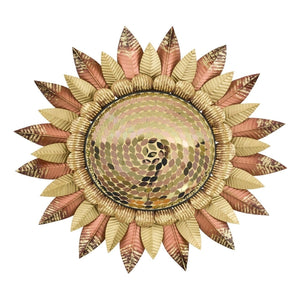 24" Copper Mosaic Metal/Glass Wall Décor 1