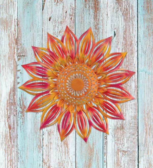 21" Sunburst Floral Wall Décor 3