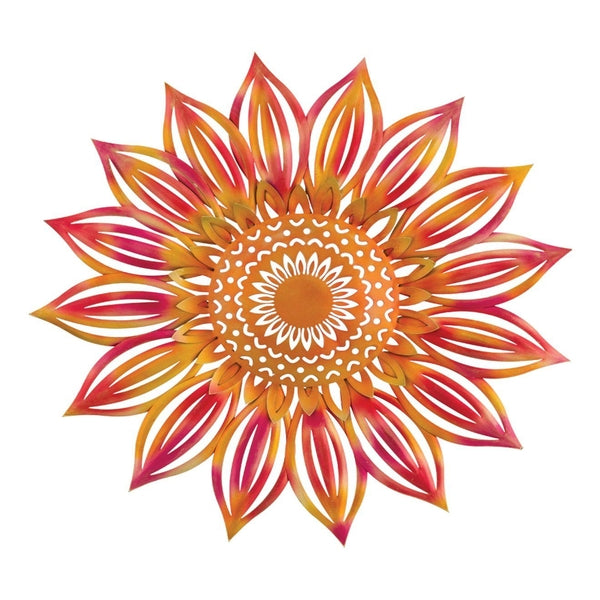 21" Sunburst Floral Wall Décor 1
