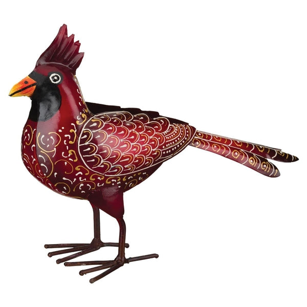 6.5" Henna Cardinal Decor 1