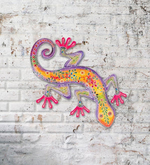 18" Maha Yellow Gecko Decor 2