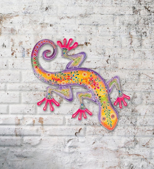 18" Maha Yellow Gecko Decor 2
