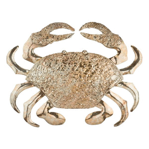 18.25" Gold Textured Crab Wall Decor 1