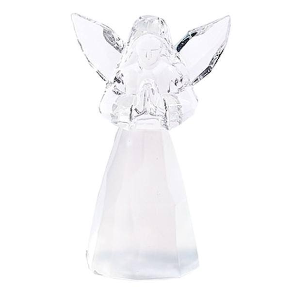 2.75" Clear Glass Angel Roman Figurine 1