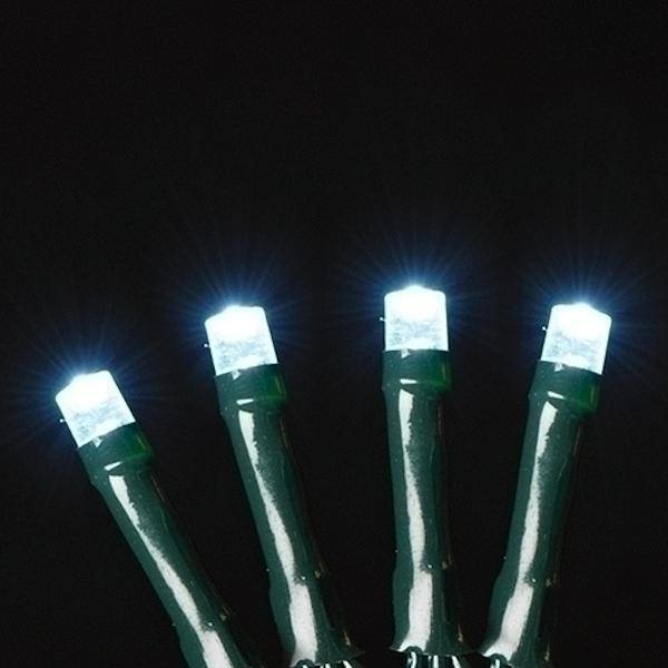 52' 200 Light USB Powered Cool White Micro LED String 3" Spacing with Timer 2