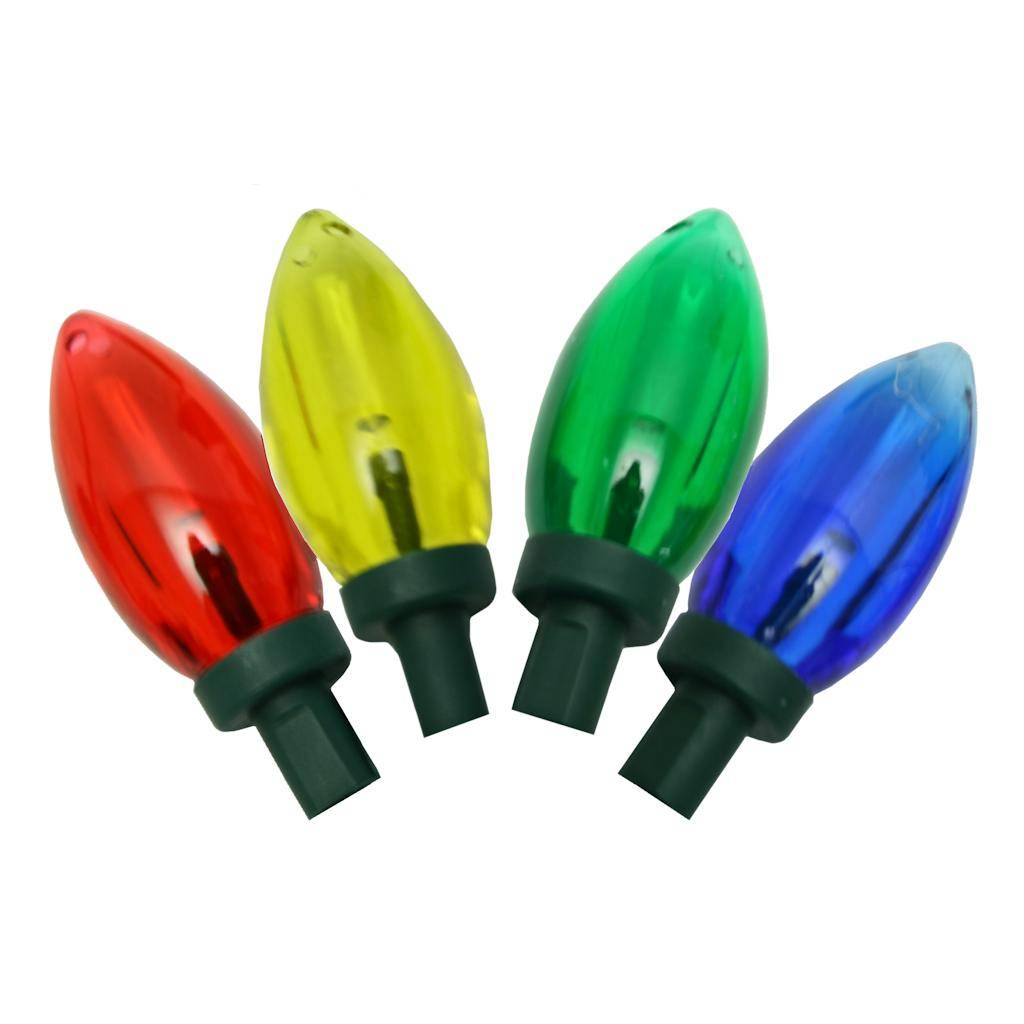 6' 20 Light USB Powered Multi-Color LED C9 String 4" Spacing with Timer 1