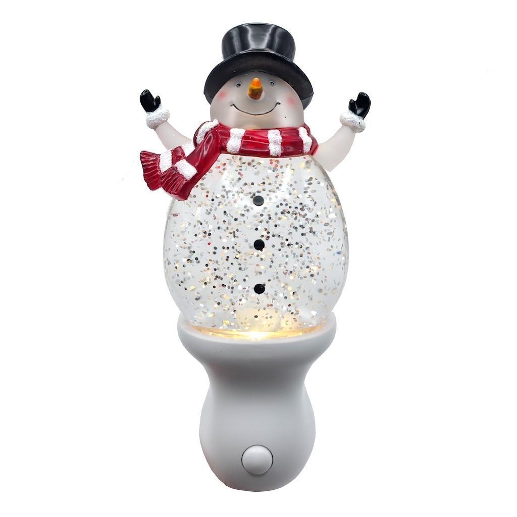 7.5" Snowman Swirl Night Light 1