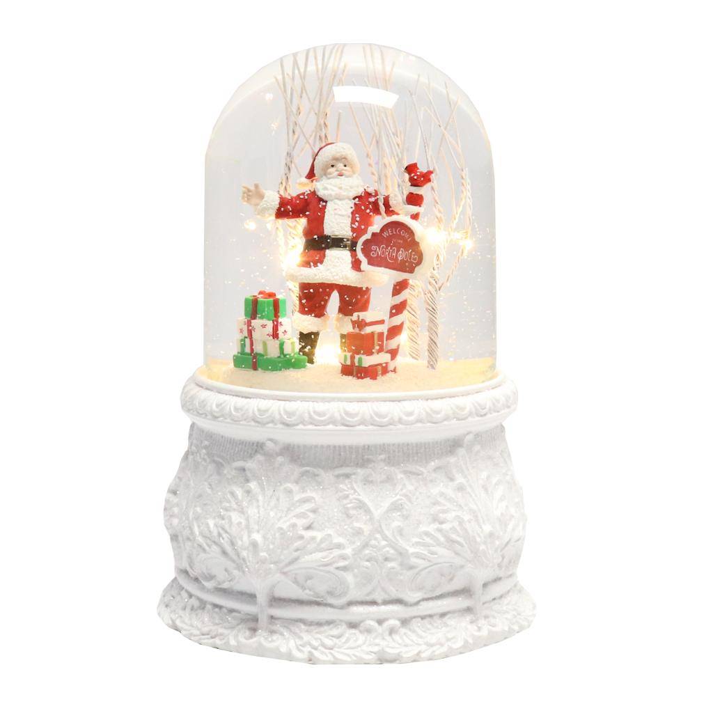 6.2" Battery Operated Santa LED Musical Dome (Batteries not Included) 1