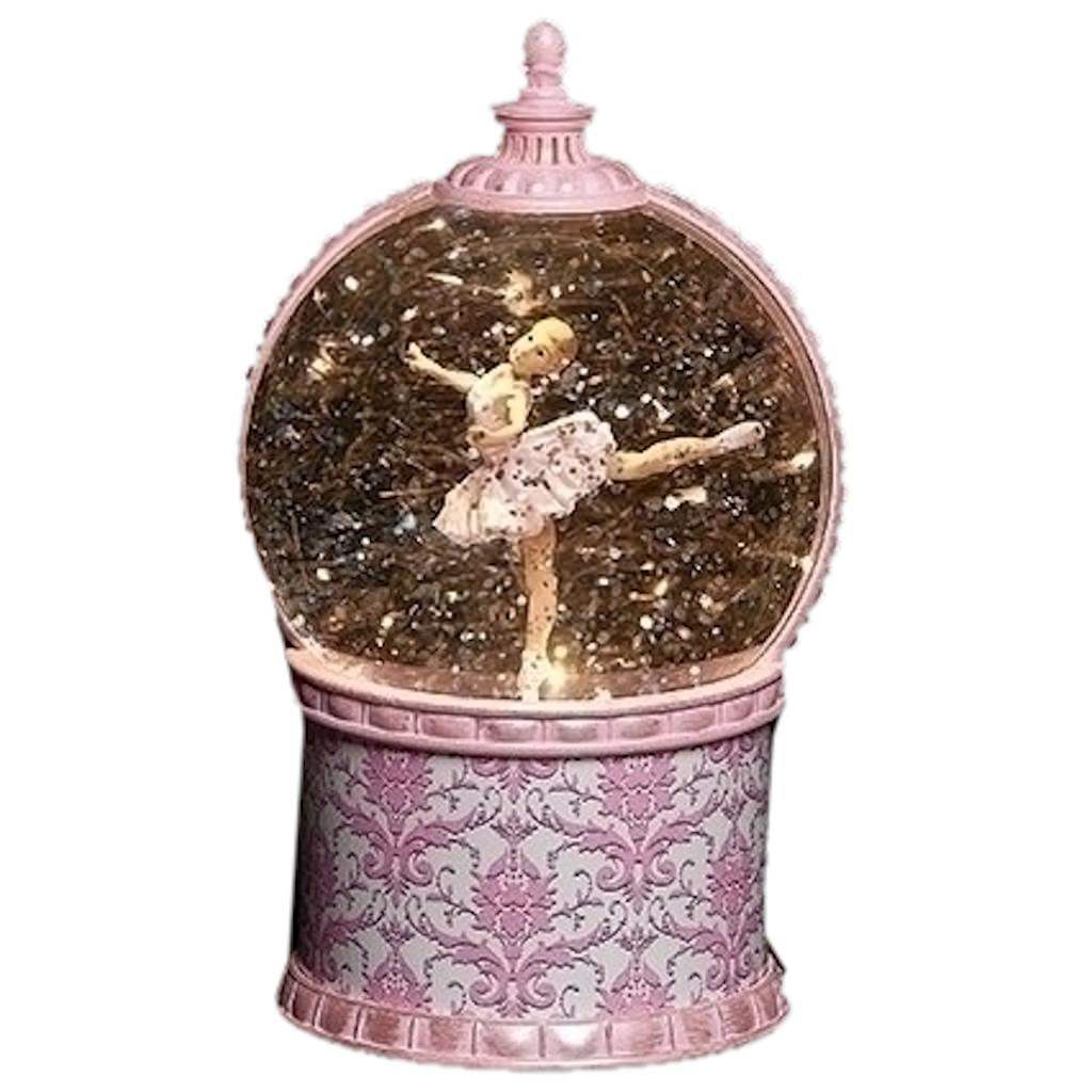 6.75" Pink Musical Ballet/Dance Roman Dome 1