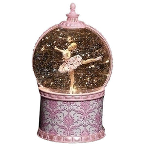6.75" Pink Musical Ballet/Dance Roman Dome 1