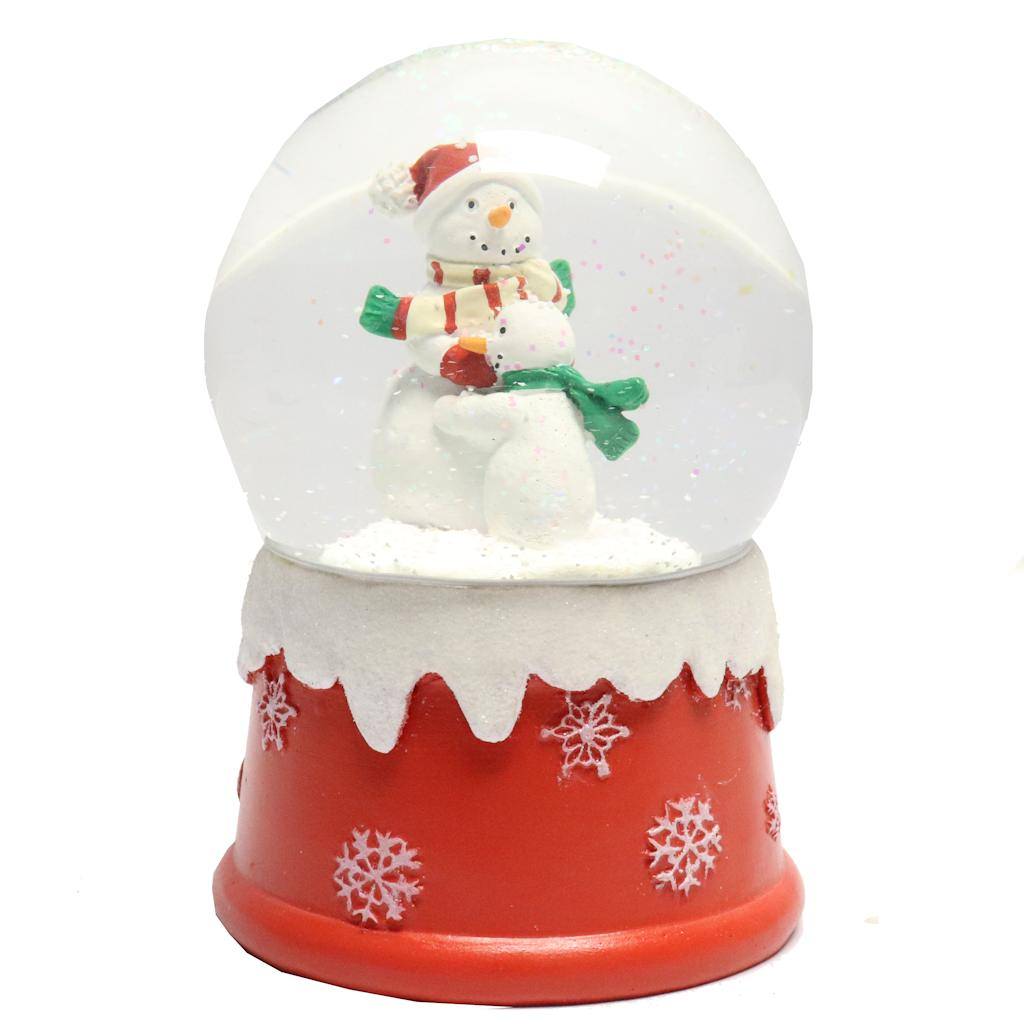 6" Battery Operated Snowman LED Dome (Batteries not Included) 1