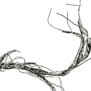 6' Artificial 48 Light Iced Branch 3
