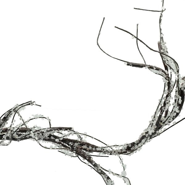 6' Artificial 48 Light Iced Branch 3
