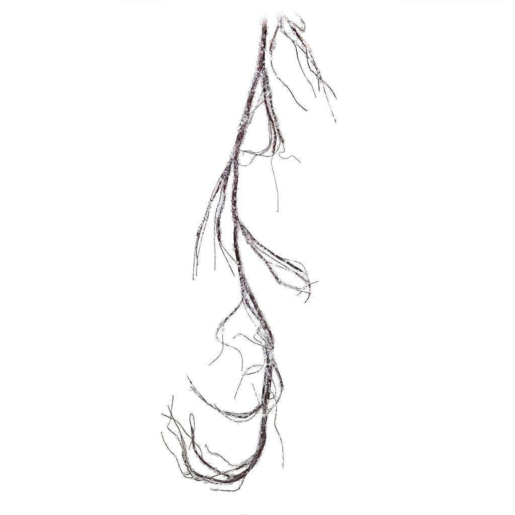 6' Artificial 48 Light Iced Branch 1