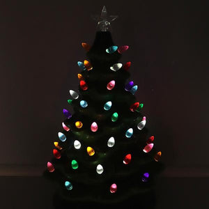 13" Battery Operated Green LED Tree (Batteries Not Included) 2