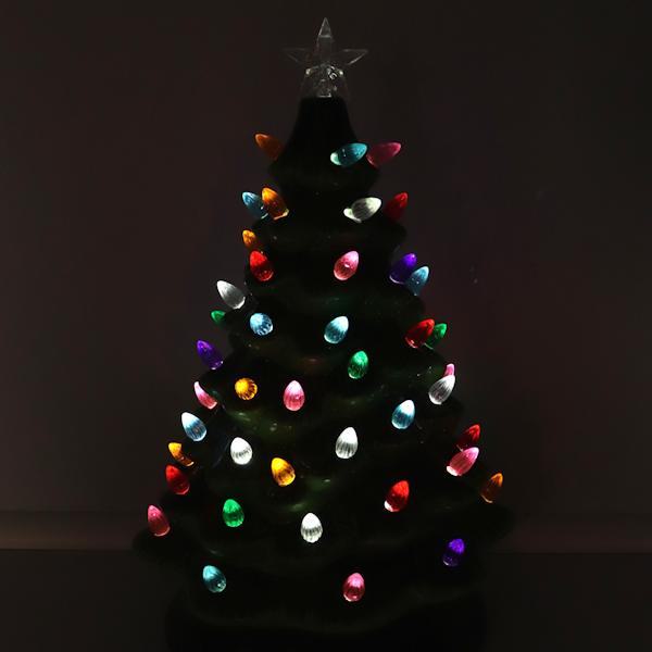 13" Battery Operated Green LED Tree (Batteries Not Included) 2