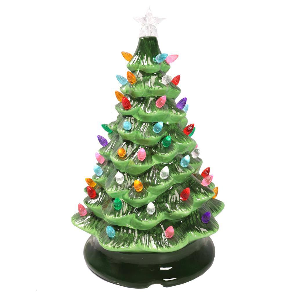 13" Battery Operated Green LED Tree (Batteries Not Included) 1