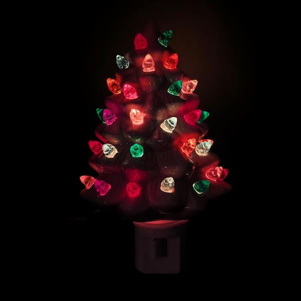 6" Pink Tree Vintage Night Light 2