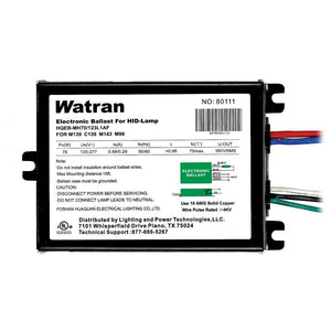 120/277 volt Electronic Rectangular HID Ballast 1