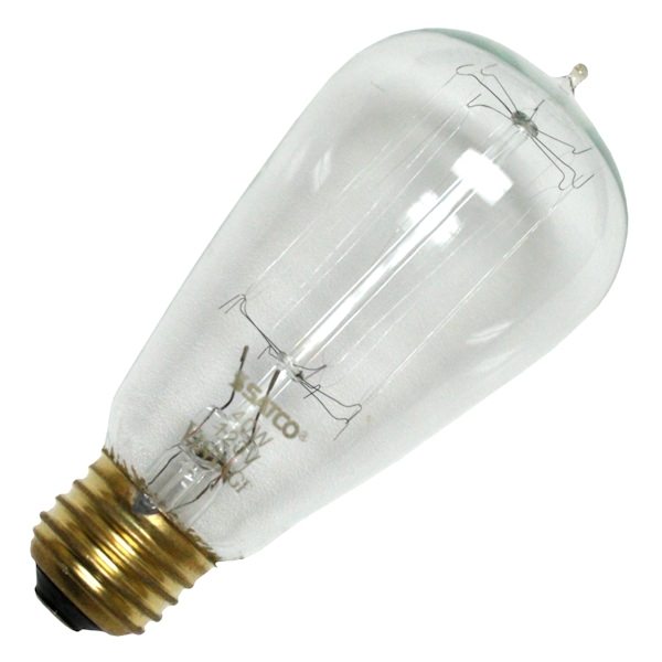 40 watt 120 volt ST19 Medium Screw Base 2700K Warm White Dimmable 3