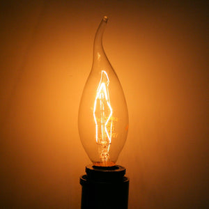 25 watt 120 volt CA8 Candelabra Screw Base 2700K Warm White Dimmable 1