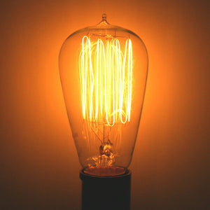 60 watt 120 volt ST19 Medium Screw Base 2700K Warm White Dimmable 1