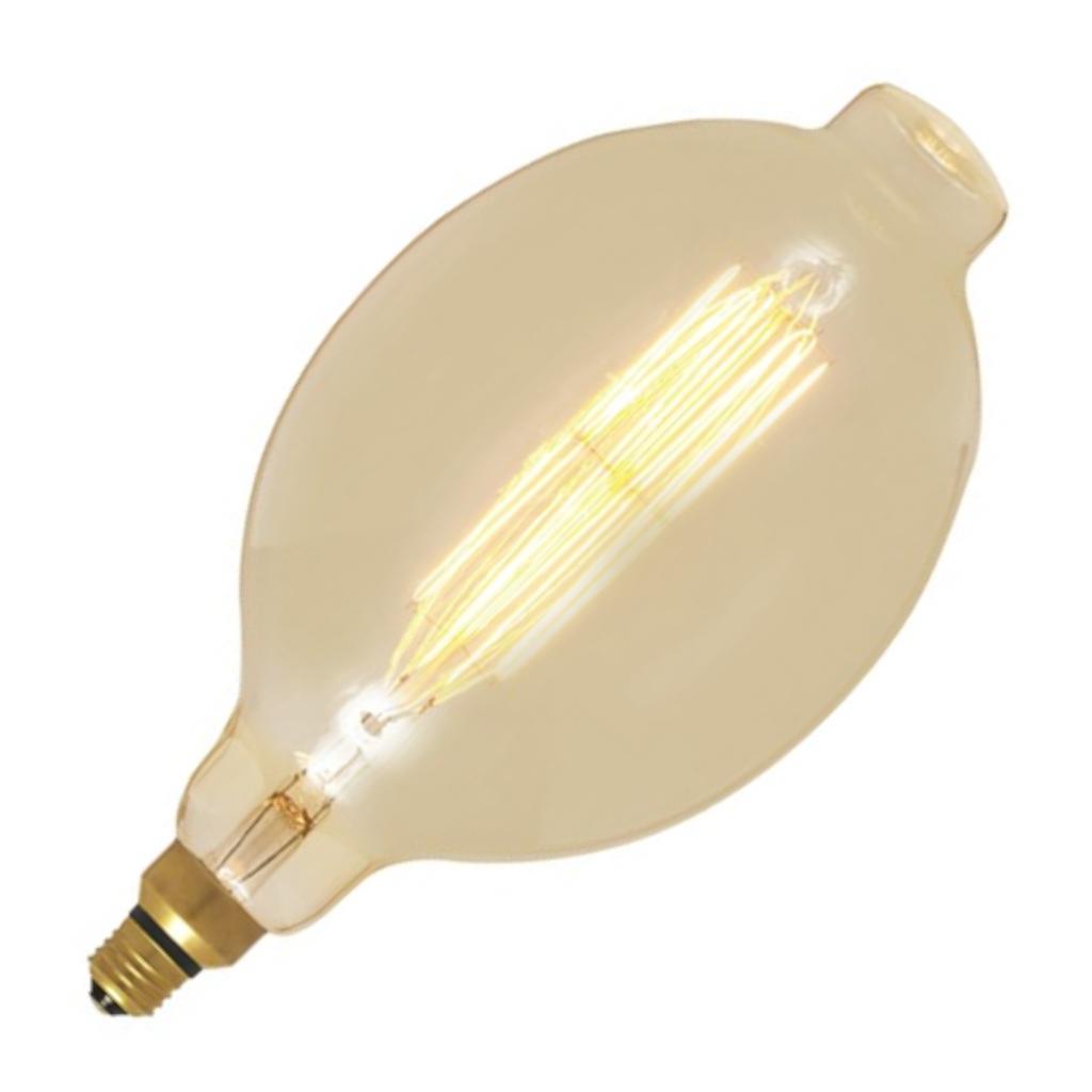 60 watt 120 volt BT56 Medium Screw Base 2200K Amber Dimmable Nostalgic 1