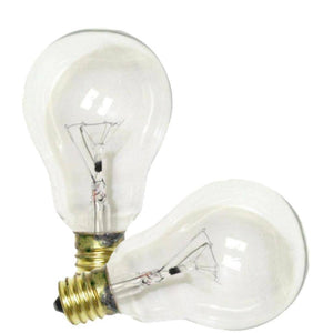 40 watt 120 volt A15 Intermediate Screw Base 2700K Warm White Appliance Dimmable (2 Pack) 1