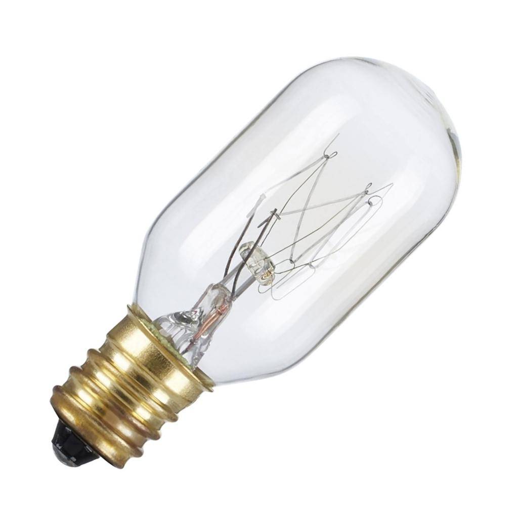 25 watt 130 volt T7 Candelabra Screw Base 2700K Warm White Incandescent 1