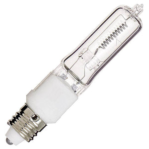 75 watt 120 volt T4 Miniature Candelabra Screw Base 2900K Warm White Dimmable 1