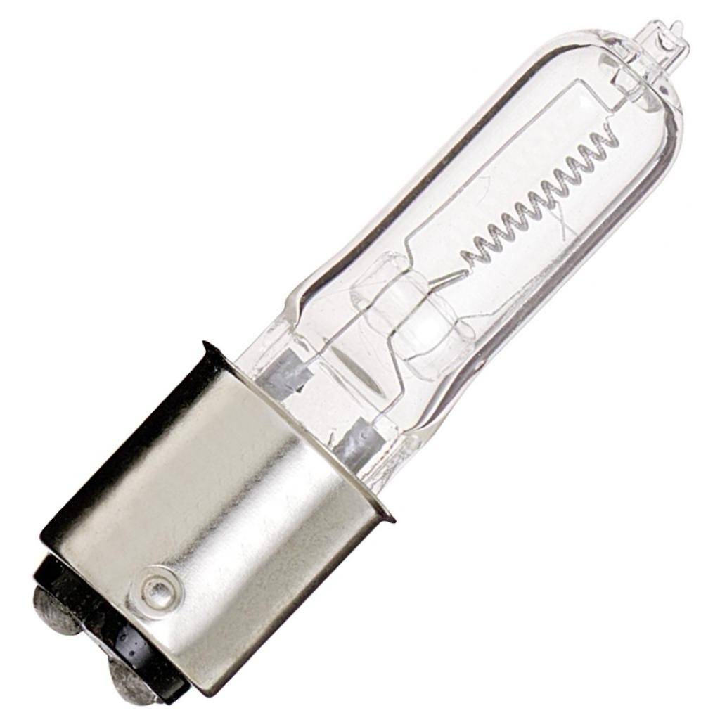 75 watt 120 volt T4 Double Contact Bayonet Base 2900K Warm White Dimmable 1