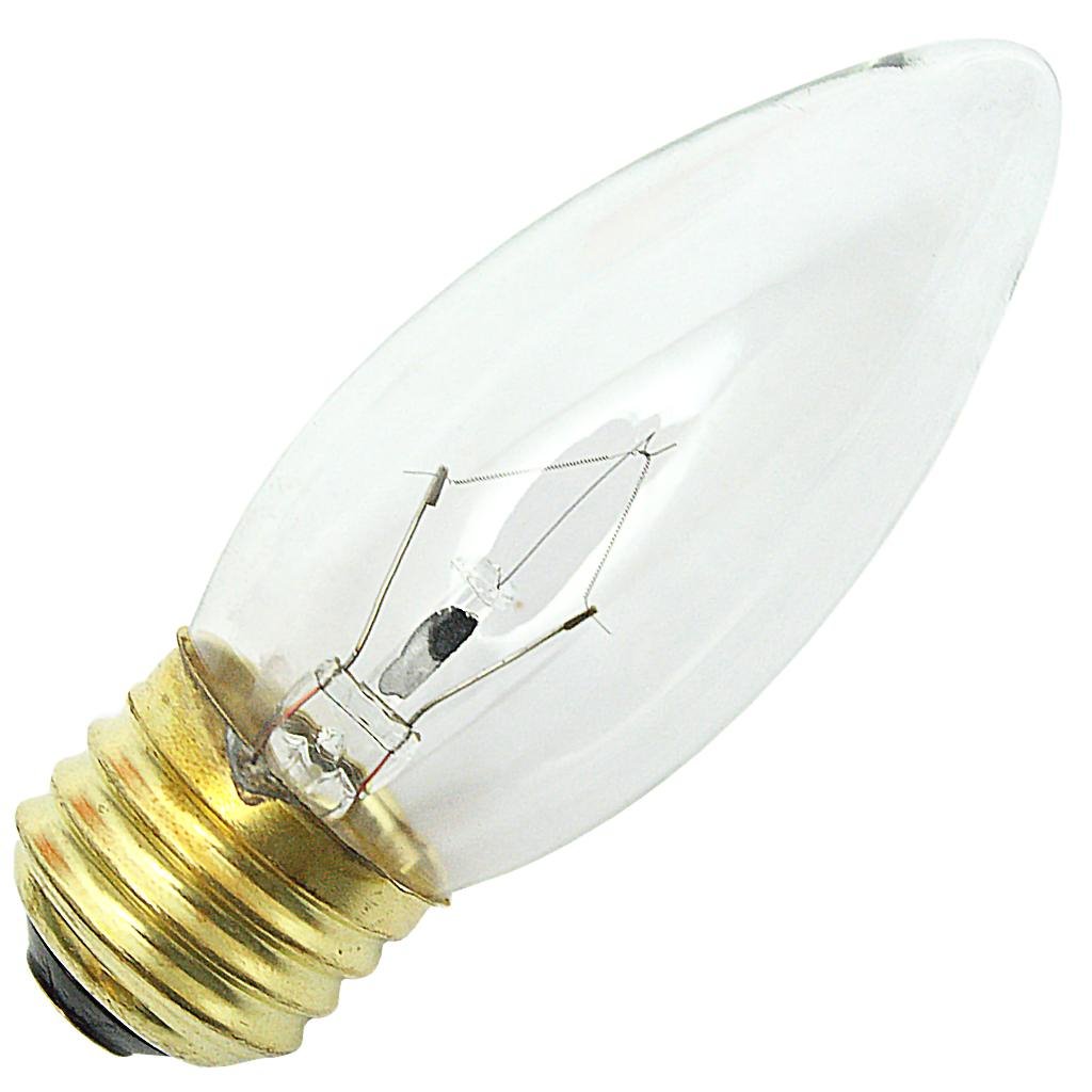 25 watt 120 volt B11 Medium Screw Base 2700K Warm White Dimmable 1