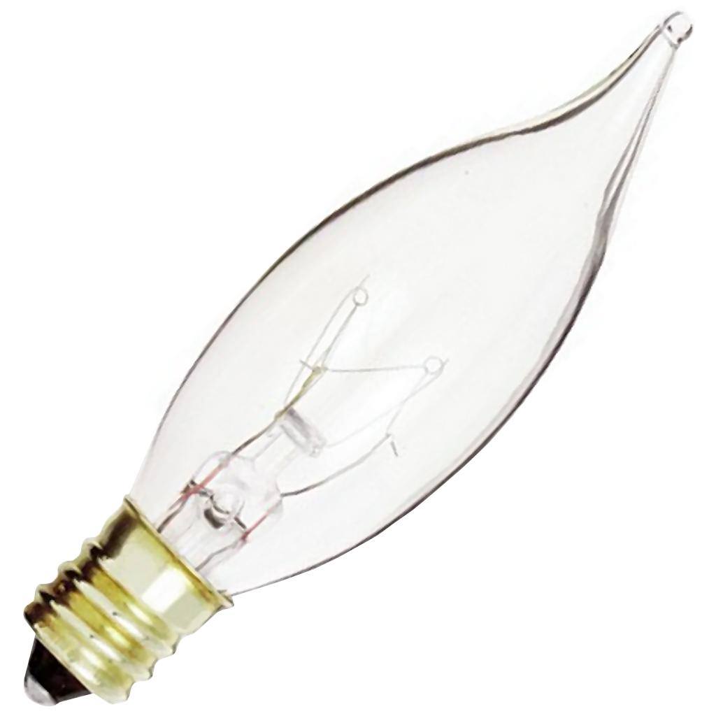 10 watt 120 volt CA7 Candelabra Screw Base 2700K Warm White Dimmable 1