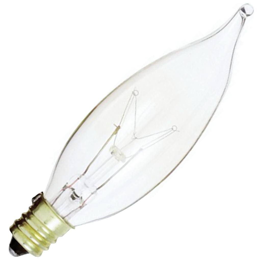 15 watt 120 volt CA8 Candelabra Screw Base 2700K Warm White  Dimmable 1
