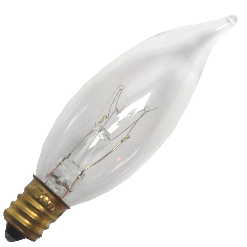 15 watt 130 volt CA8 Candelabra Screw Base 2700K Warm White Dimmable 1
