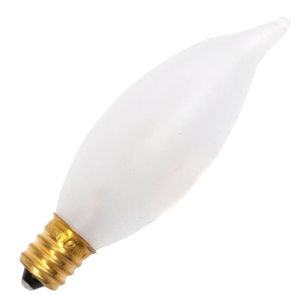 25 watt 130 volt CA8 Candelabra Screw Base 2700K Warm White Dimmable 1