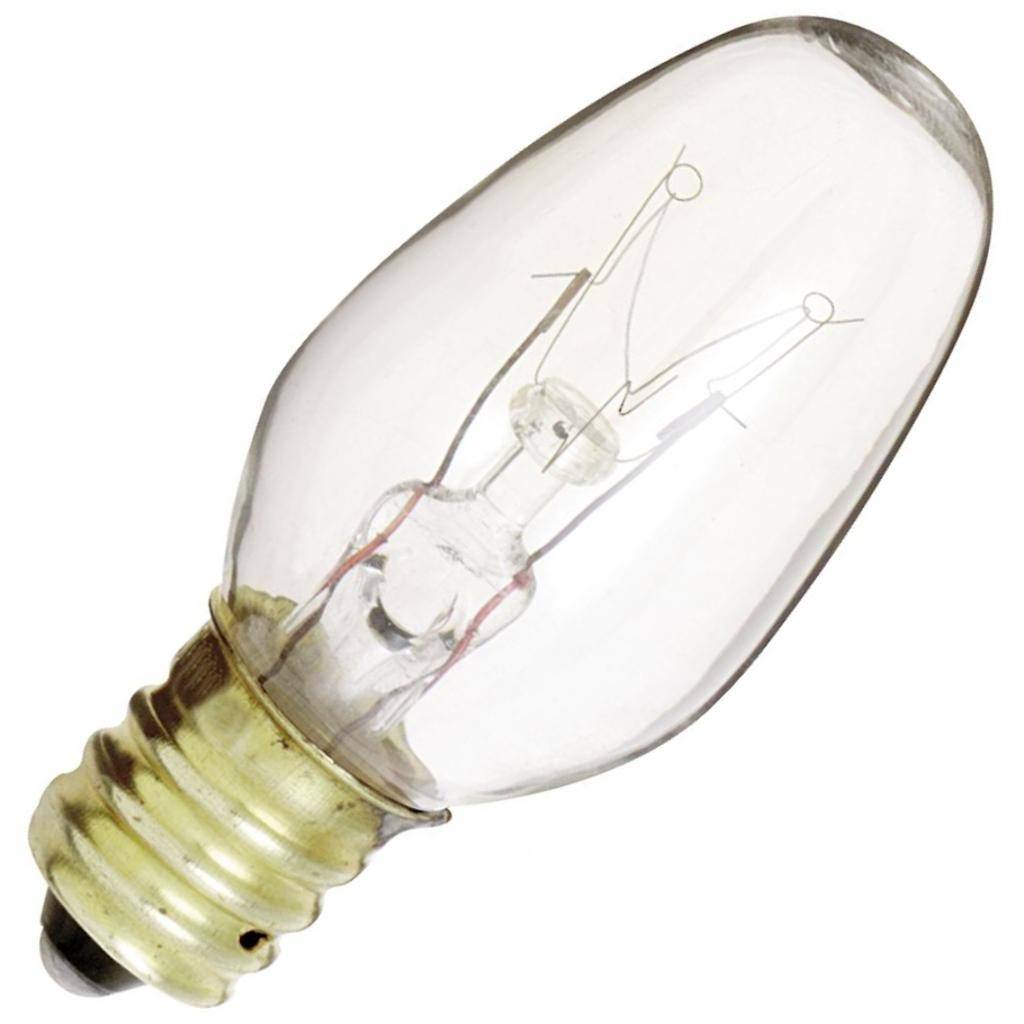 4 watt 120 volt C7 Candelabra Screw Base 2700K Dimmable 1