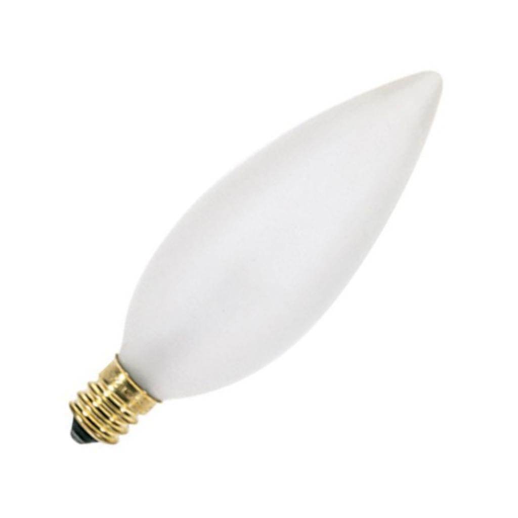 25 watt 130 volt BA9.5 Candelabra Screw Base 2700K Warm White Dimmable 1