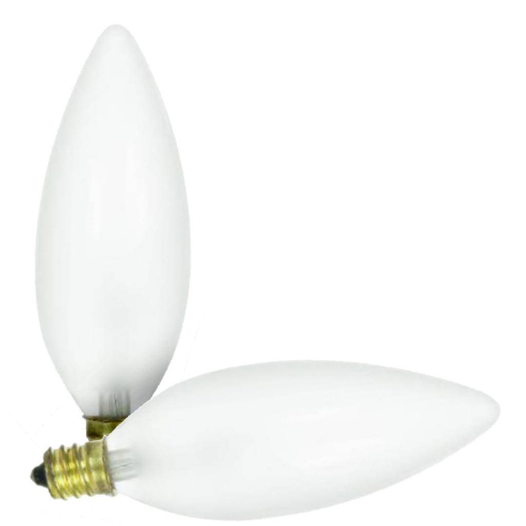 25 watt 120 volt BA9.5 Candelabra Screw Base 2700K Warm White (2 pack) 1