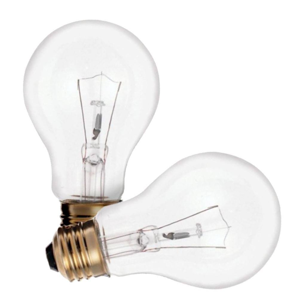 25 watt 130 volt A19 Medium Screw Base 2700K Warm White Clear (2 pack) 1