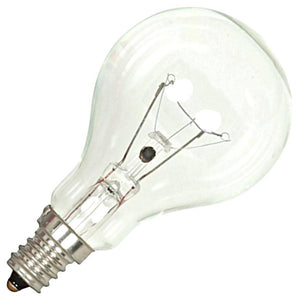 40 watt 130 volt A15 Candelabra Screw Base 2700K Warm White Appliance Dimmable 1