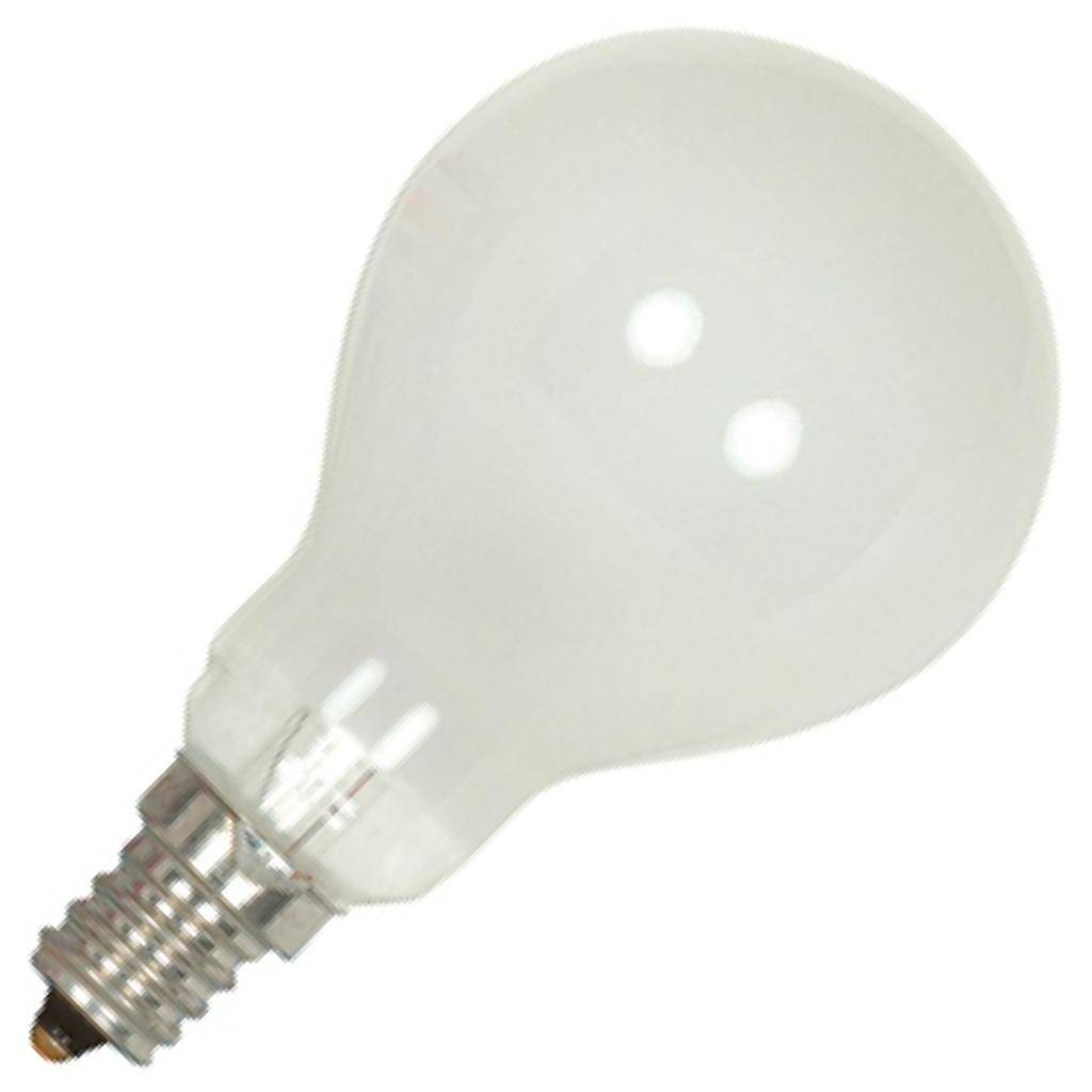 40 watt 130 volt A15 Candelabra Screw Base 2700K Warm White Appliance Dimmable 1