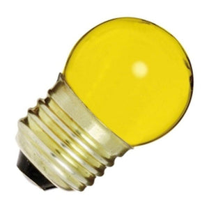 7.5 watt 120 volt S11 Medium Screw Base Ceramic Yellow 1