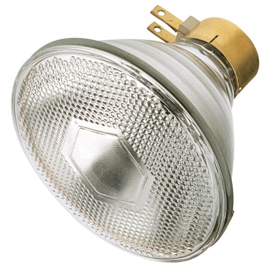 90 watt 120 volt PAR38 Medium Side Prong Base 2900K Warm White Dimmable 1