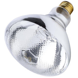 125 watt 120 volt BR38 Medium Screw Base 2850K Clear Heat Dimmable Incandescent 1