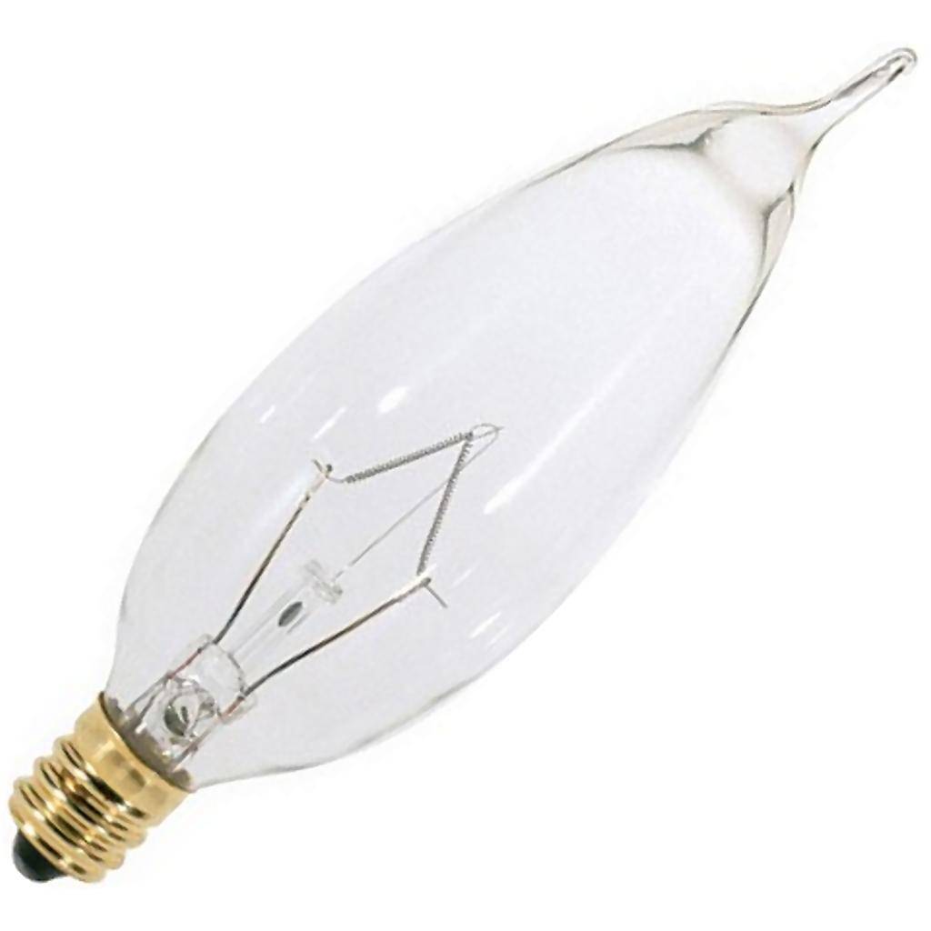 7.5 watt 120 volt CA9.5 Candelabra Screw Base 2700K Warm White Dimmable 1