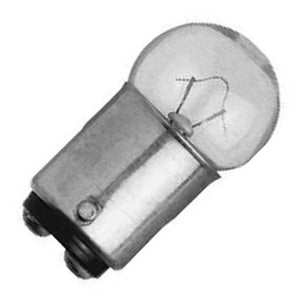 8 watt 13.5 volt G6 Double Contact Bayonet Base Silver Miniature Incandescent Light Bulb 1