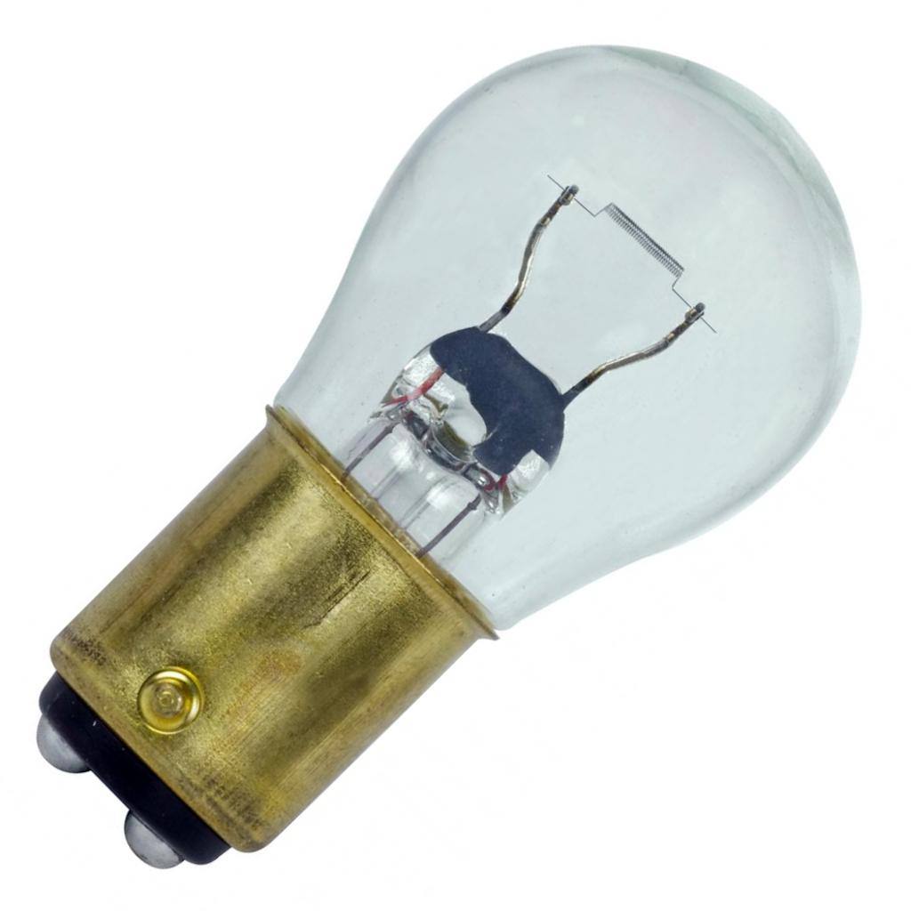 13 watt 6 volt S8 Double Contact Bayonet Base Miniature Incandescent Light Bulb 1