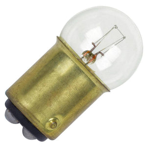5.4 watt 34 volt G6 Double Contact Bayonet Base Miniature Incandescent Light Bulb 1