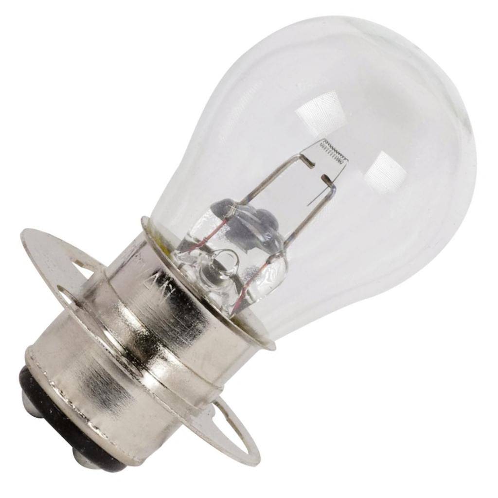 17.9 watt 6.5 volt S8 Double Contact Prefocus Flanged Base Miniature Incandescent Light Bulb 1